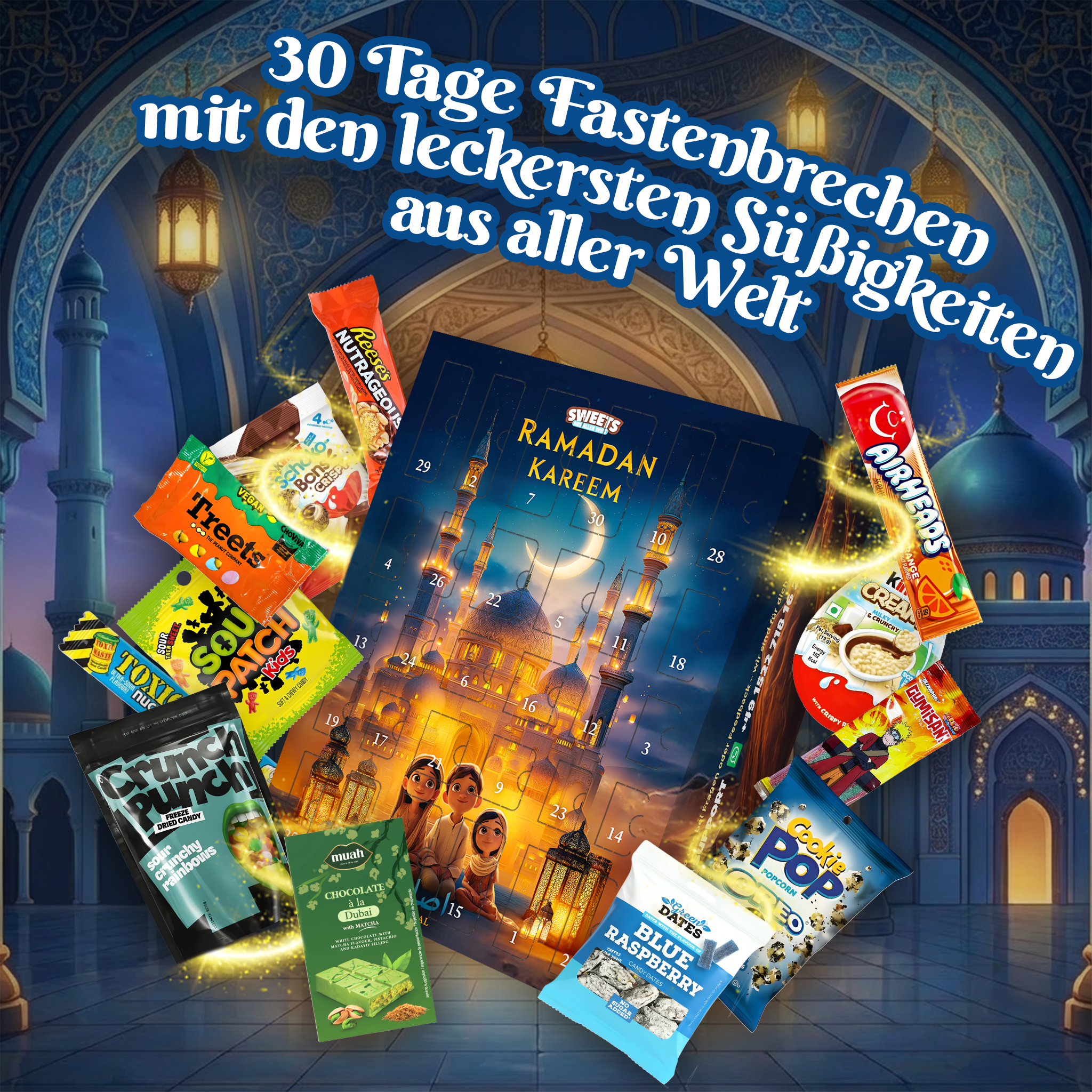 Ramadankalender 2026 - Halal Süßigkeiten