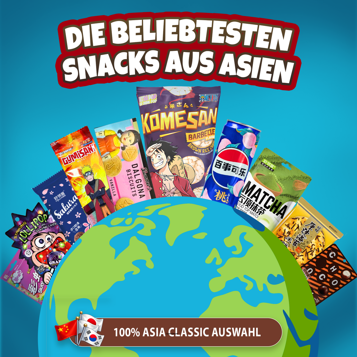 Asiatische Süßigkeiten Box XL