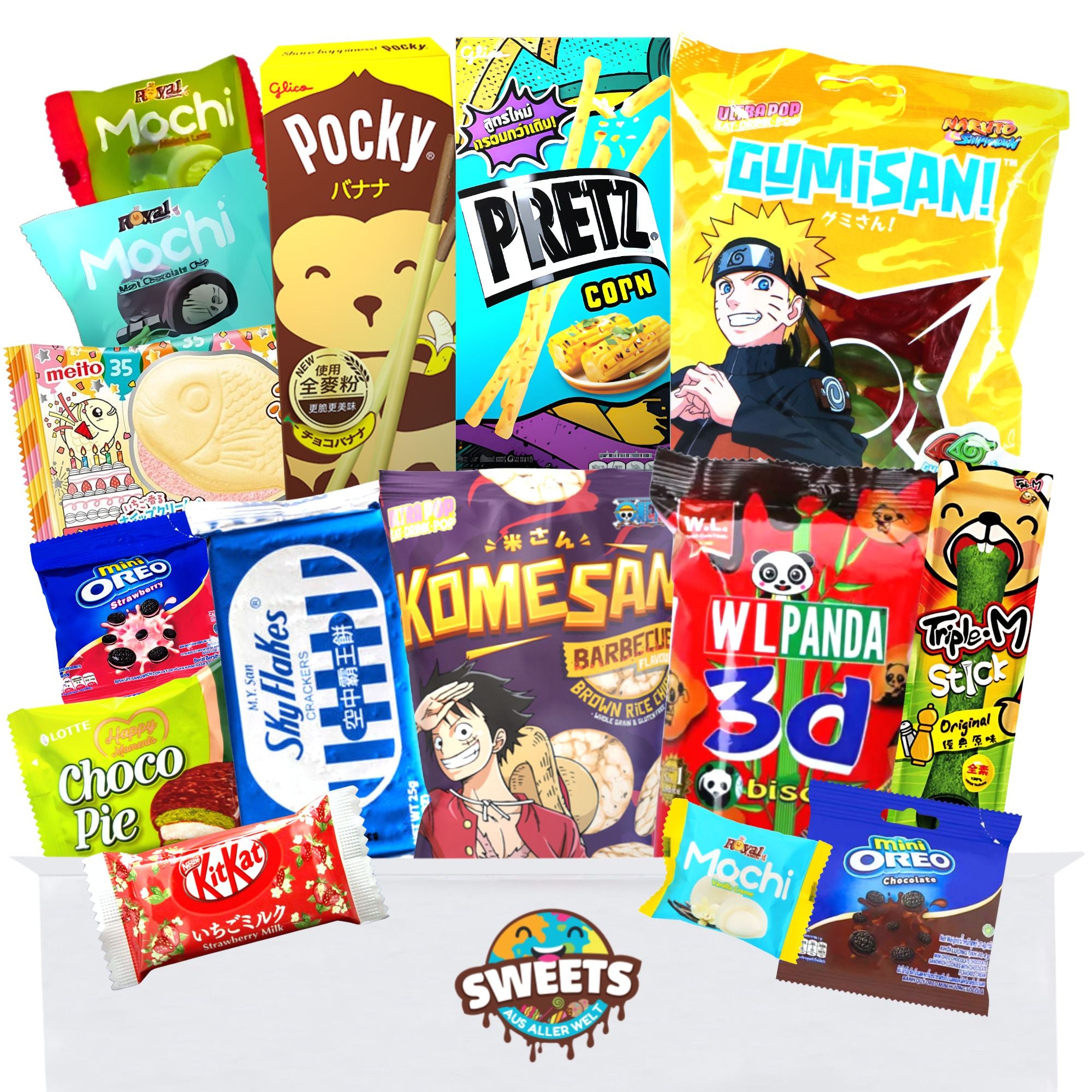 Asiatische Süßigkeiten Box XL - Leckere Japanische, koreanische, Vietnamesische & weitere Snacks von Sweets aus aller Welt